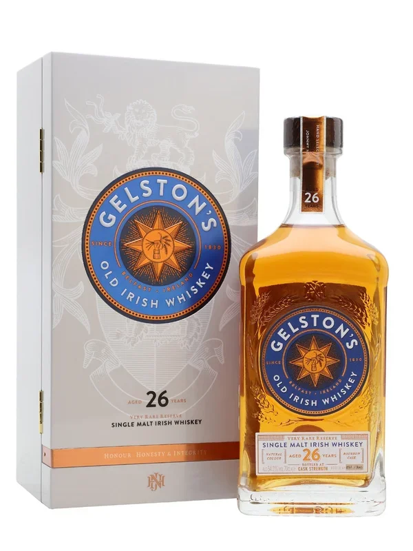 Gelston’s 26 Year Old Irish Single Malt Whiskey