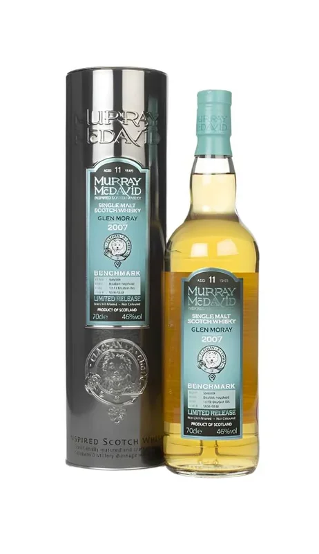 Glen Moray 11 Year Old 2007 (casks 5836 & 5838) – Benchmark (Murray McDavid) Scotch Whisky | 700ML