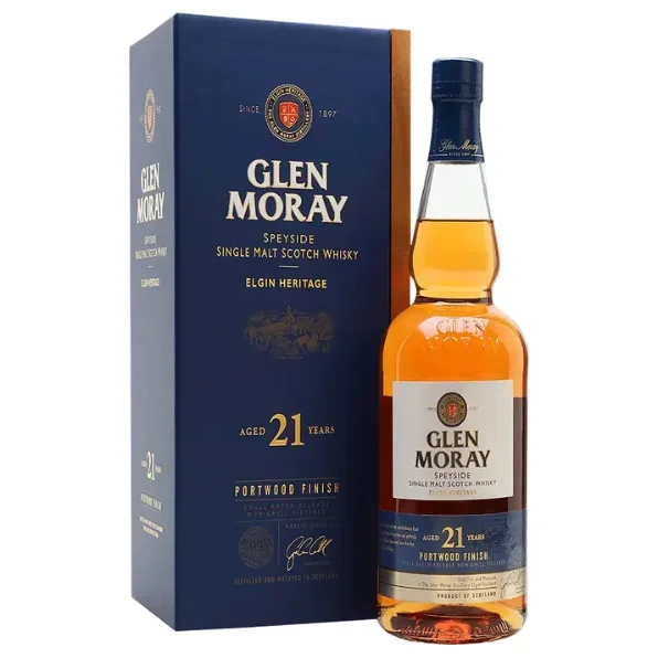 Glen Moray 21 Year Single Malt Scotch Whisky