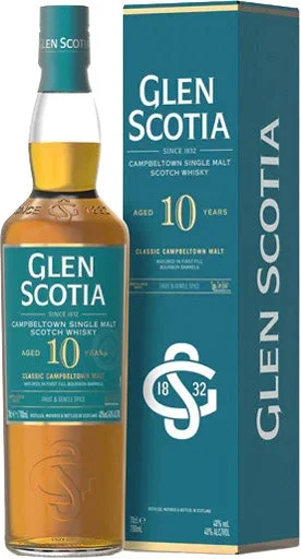Glen Scotia Single Malt Classic Campbeltown Unpeated 10 Year Old 750ml