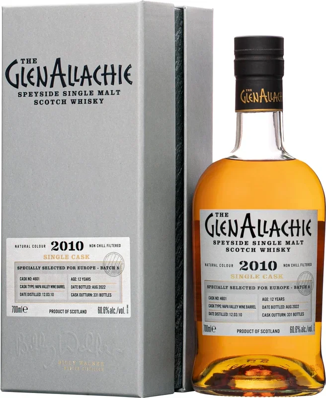 Glenallachie 2010, 12 Year Old, Napa Valley Wine Barrel#4601 Scotch Whisky | 700ML