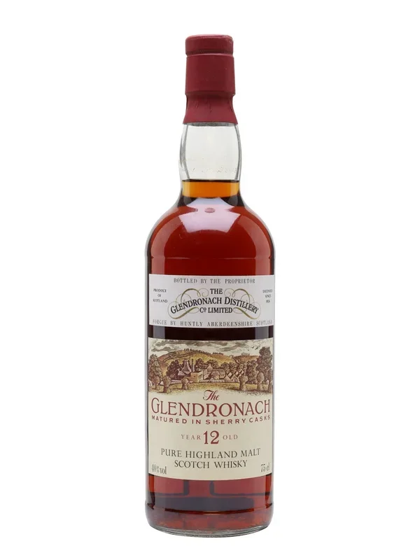 Glendronach 12 Year Old Sherry Cask Bot.1980s Highland Single Malt Scotch Whisky