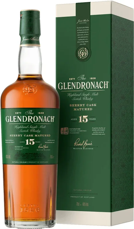 Glendronach 15 Year Old Single Malt Whisky 700ml