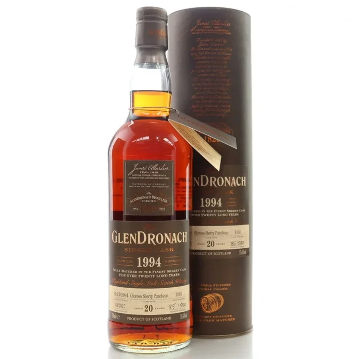 Glendronach 1994 Oloroso Sherry Puncheon 20 Year Old
