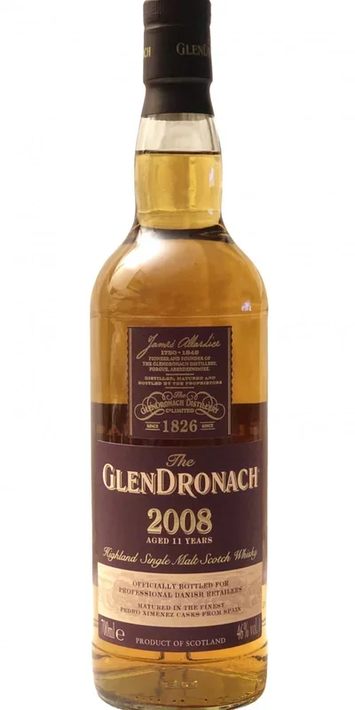 GlenDronach 2008, 11 Year Old PX Cask (Bottled for the Danish Market) Scotch Whisky | 700ML