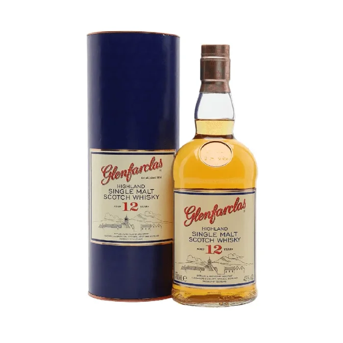 Glenfarclas 12 Years Aged Highland Single Malt Scotch Whiskey