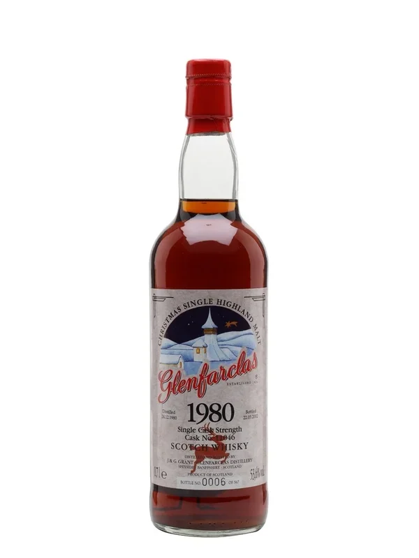 Glenfarclas 1980 21 Year Old Christmas Single Malt Speyside Single Malt Scotch Whisky | 700ML