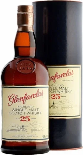 GLENFARCLAS SCOTCH SINGLE MALT SPEYSIDE 86PF 25YR 750ML