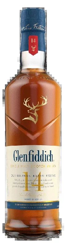 Glenfiddich 14 Year Old Bourbon Barrel Reserve Single Malt Whisky 750ml