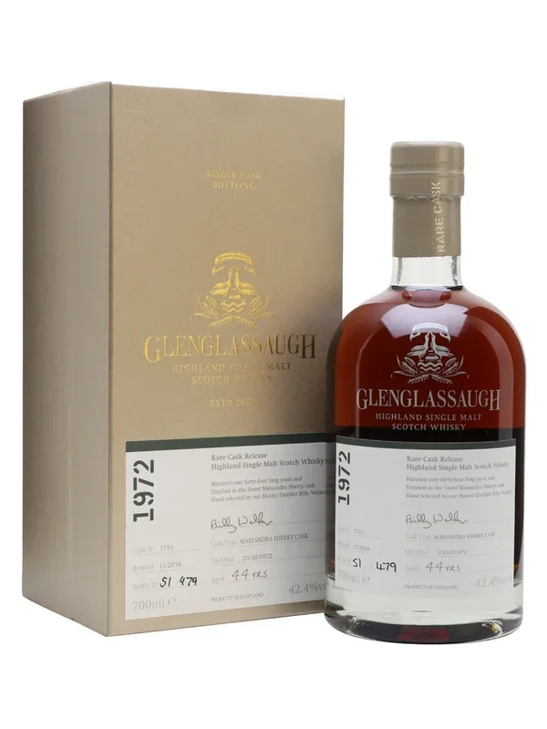 Glenglassaugh 1972 44 Year Old Batch 3 Cask 1721 Single Malt Scotch Whisky