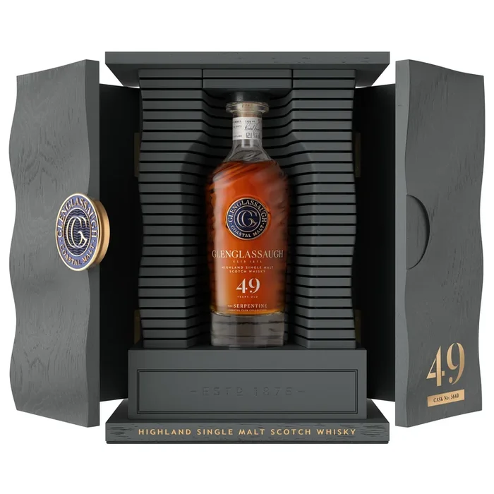 Glenglassaugh Highland Single Malt Scotch Whiskey – 49 Years Old Serpentine Coastal Cask Collection – Cask #5640