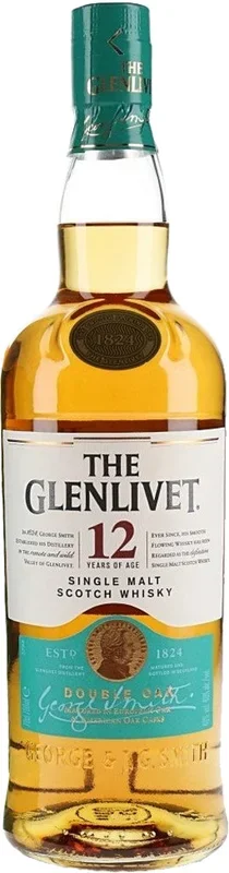 Glenlivet 12 Year Old Single Malt Whisky 1L