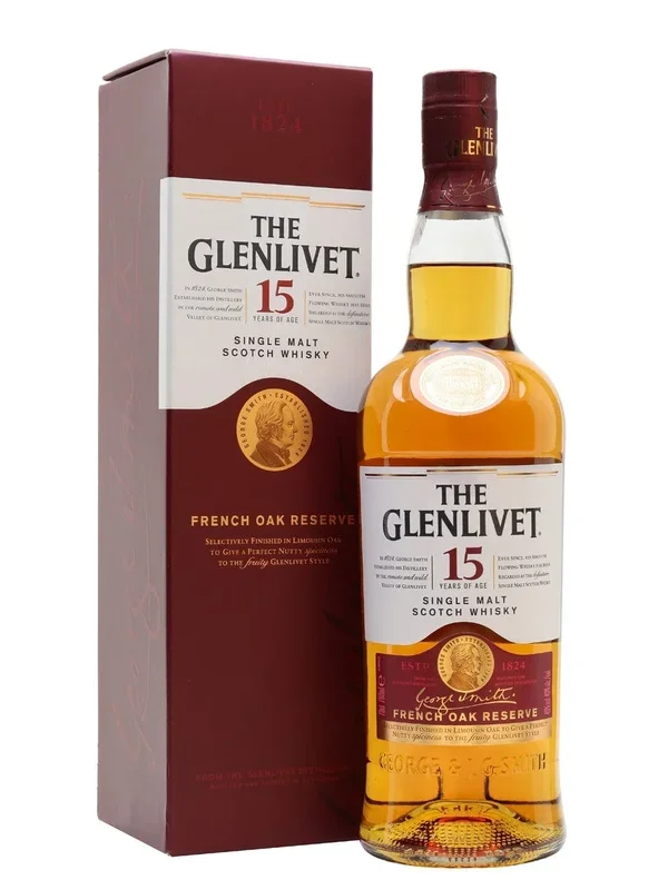 GLENLIVET 15YR FRENCH OAK SINGLE MALT 750ML