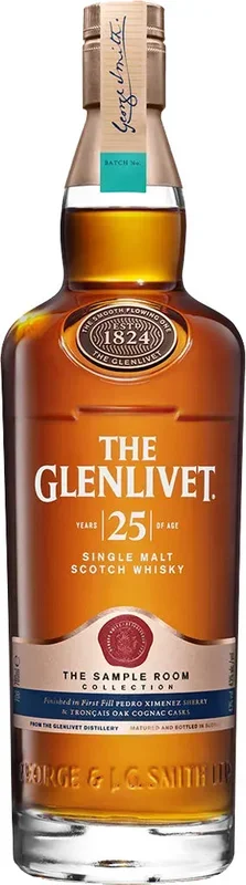 Glenlivet 25 Year Old Single Malt Whisky 750ml