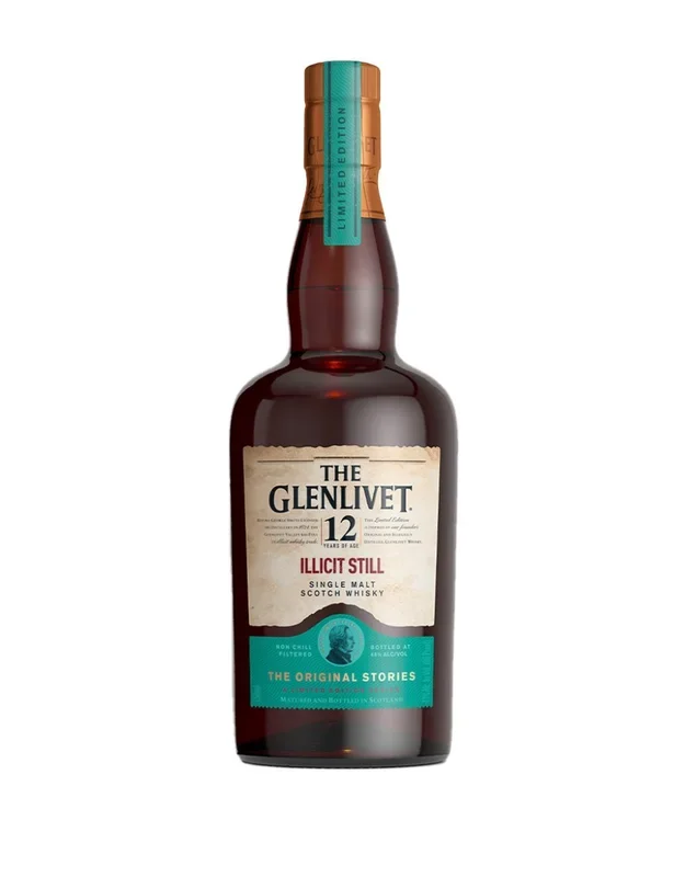 GLENLIVET ILLICIT STILL SCOTCH SINGLE MALT LIMITED EDITION 12YR 750ML