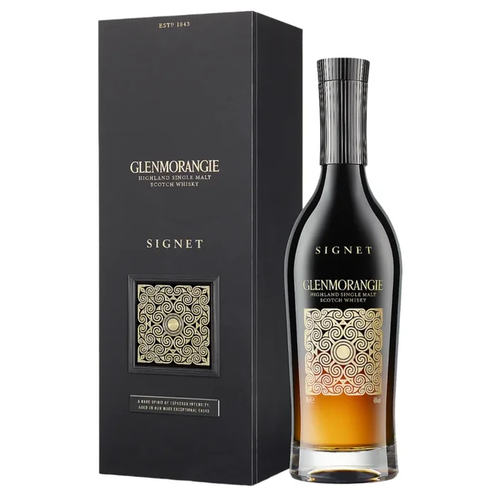 Glenmorangie Single Malt Scotch Signet Whiskey W/ Gift Box