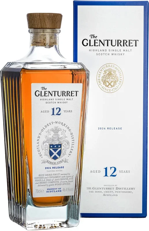Glenturret 12 Year Old 2024 Release Single Malt Scotch Whiskey 700ml