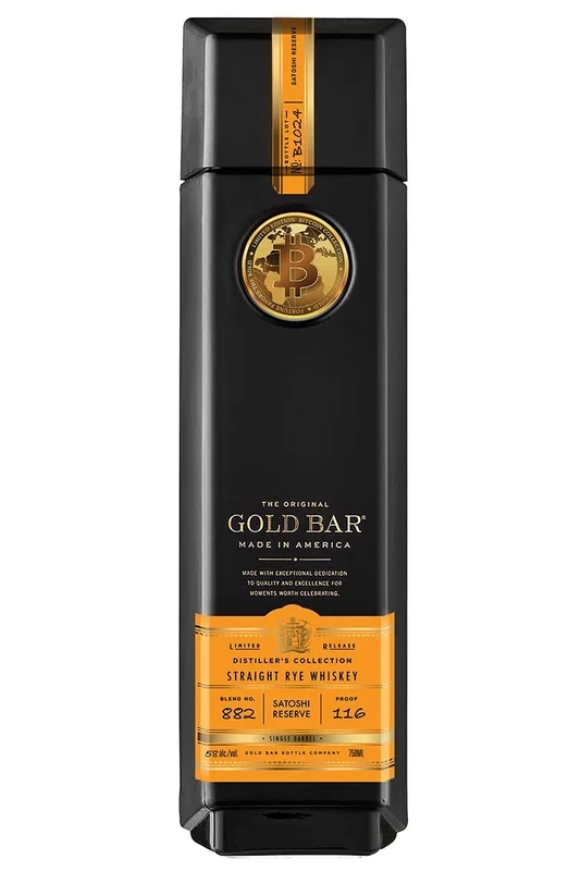 Gold Bar Satoshi Reserve Rye Whiskey Limited Edition Pre-Sale