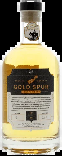 Goldspur Reserve Corn Whiskey