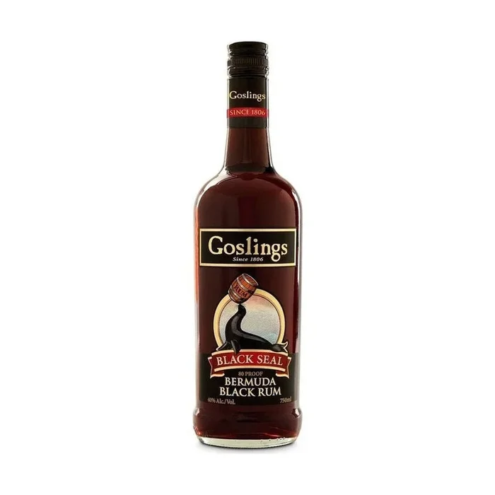 Goslings Black Seal 80 Proof Bermuda Black Rum
