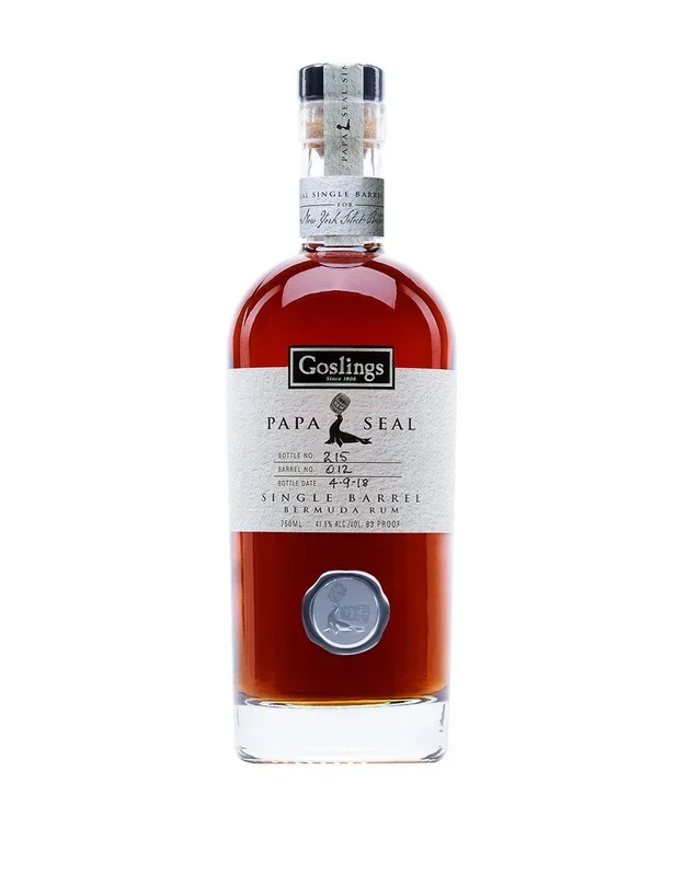 GOSLINGS RUM PAPA SEAL SINGLE BARREL BERMUDA 750ML