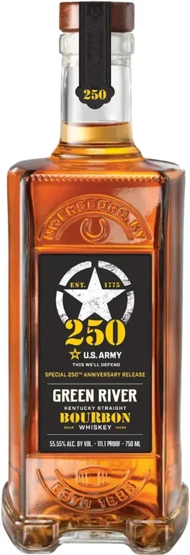 Green River U.S. Army 250th Anniversary Release Kentucky Straight Bourbon Whiskey 750ml