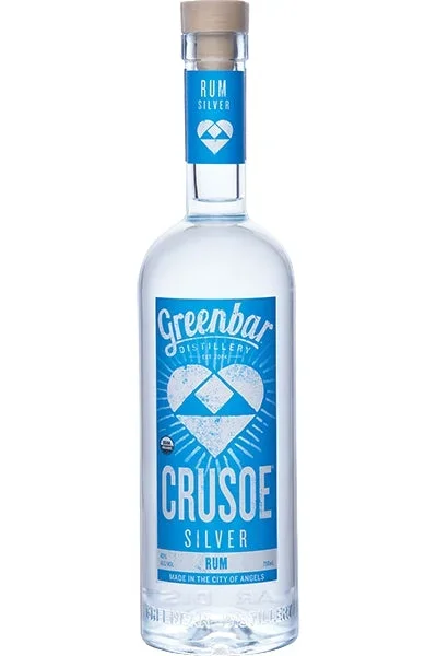 GREENBAR RUM SILVER CRUSOE LOS ANGELES 750ML