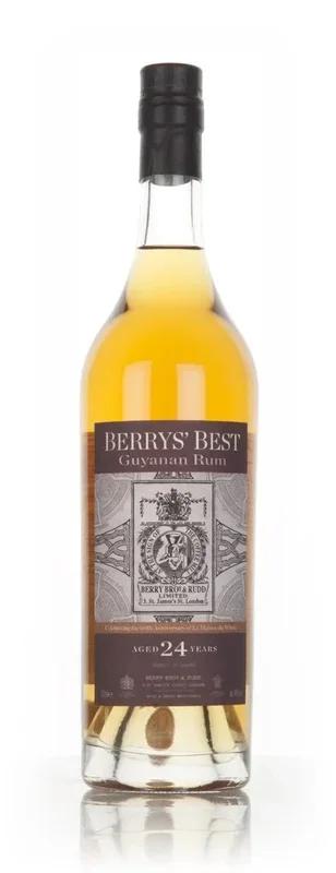 Guyanan Rum 24 Year Old – Berry’s Best (Berry Bros. & Rudd) (La Maison du Whisky 60th Anniversary) | 700ML