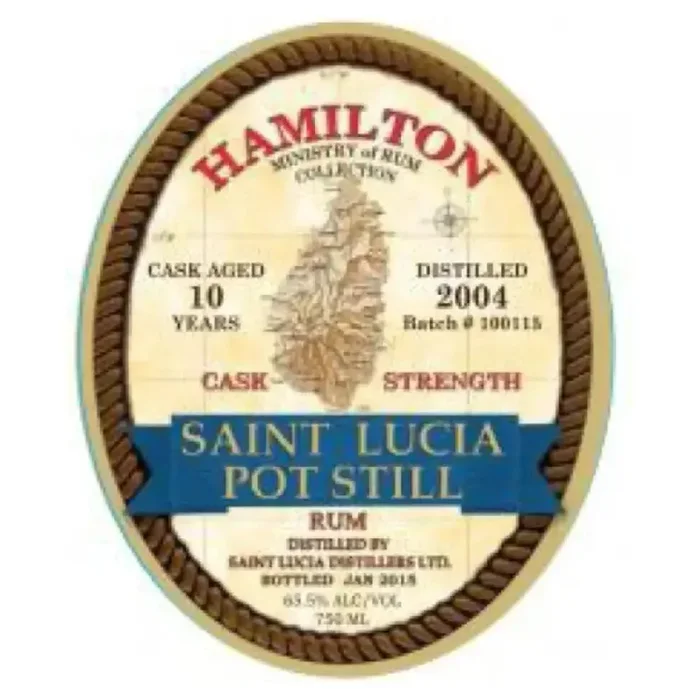 Hamilton St. Lucia Cask Strength 10 Year Old Rum