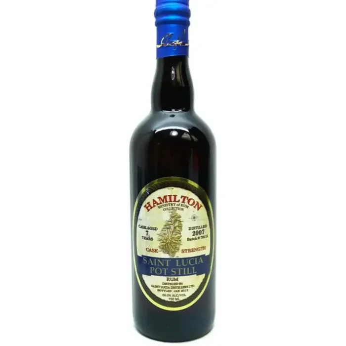 Hamilton St. Lucia Cask Strength 7 Year Old Rum