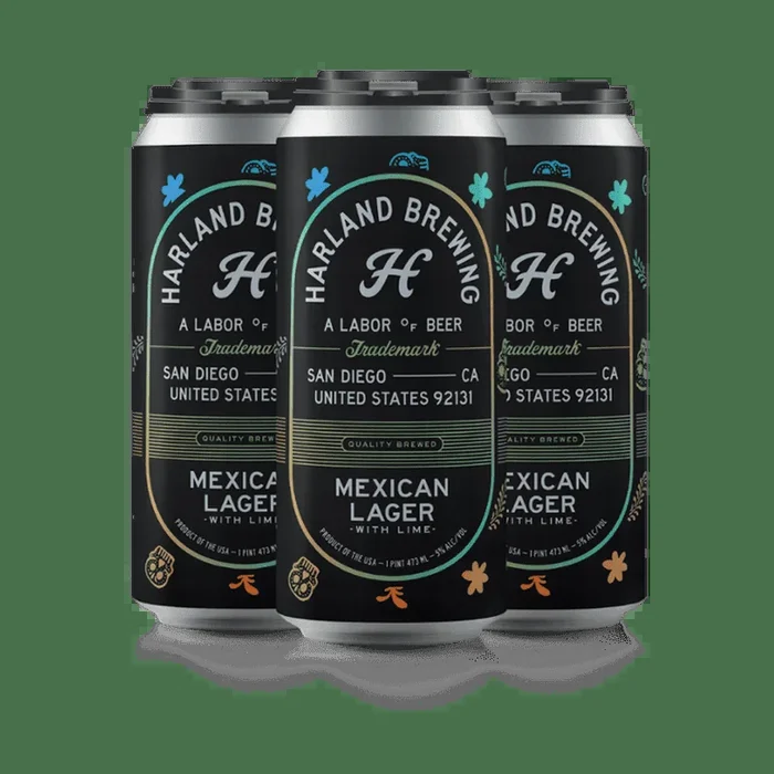 Harland Brewing Co. ‘Camp Beer’ American Light Lager 4-Pack