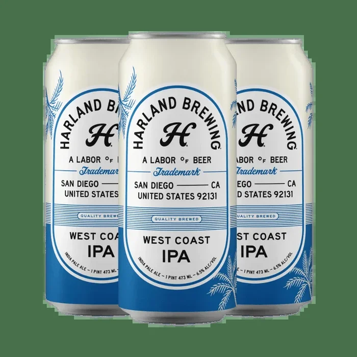 Harland Brewing WC IPA Beer 4-pack Cans