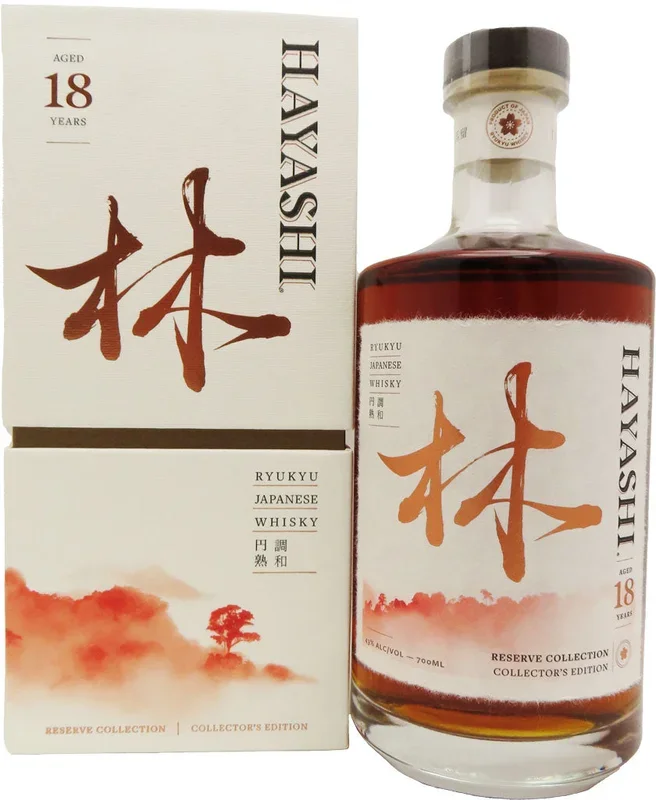 Hayashi 18 Year Old Ryukyu Whisky 700ml