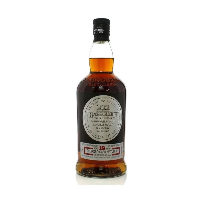 Hazelburn 12 Year Old Campbeltown Oloroso Cask Matured Single Malt Scotch Whisky