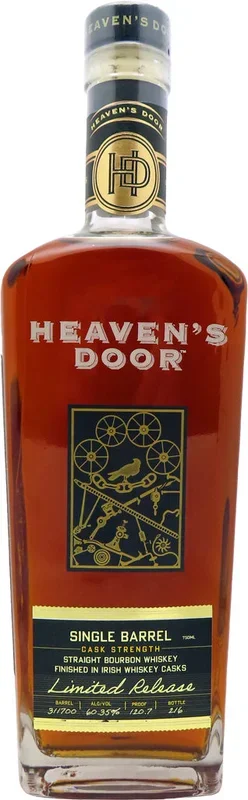 Heaven’s Door Cask Strength Single Barrel Irish Whiskey Cask 750ml