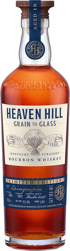 Heaven Hill Grain to Glass Chinquapin Oak Straight Bourbon Whiskey 700ml