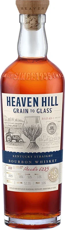 Heaven Hill Grain to Glass Straight Bourbon Whiskey 105 Proof 700ml