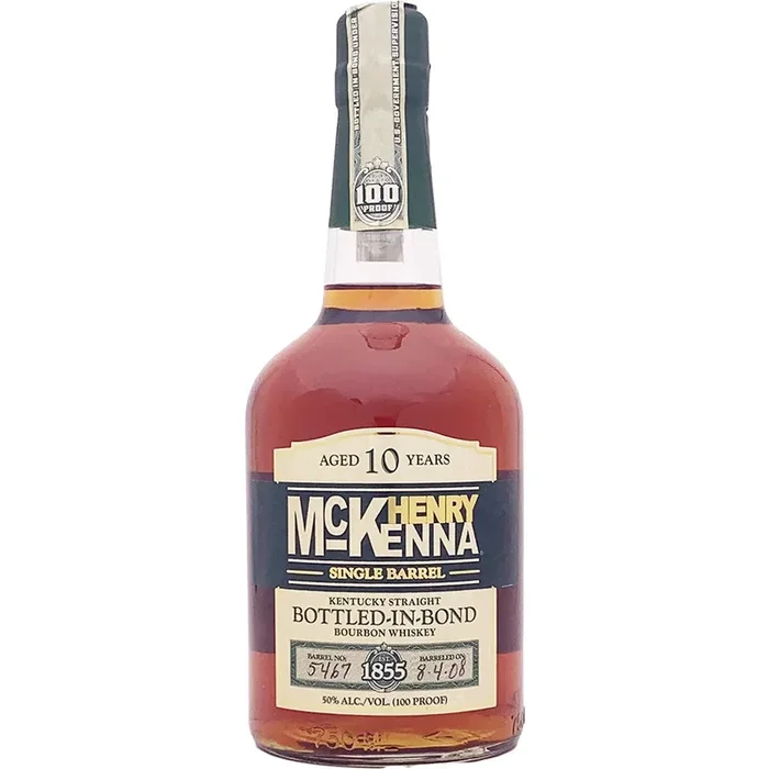 Henry McKenna Single Barrel 10 Year Bottled in Bond Straight Bourbon 750ml
