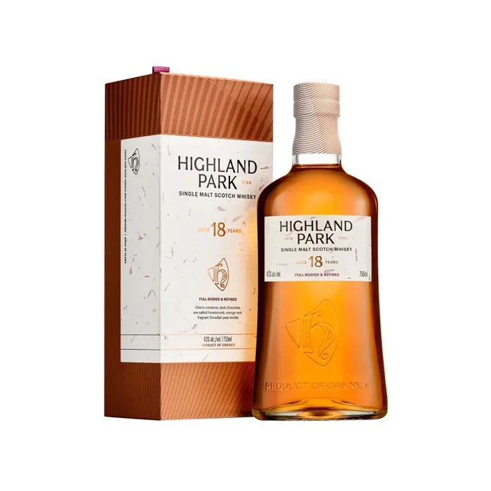 Highland Park 18 Year Old Single Malt Scotch Whisky
