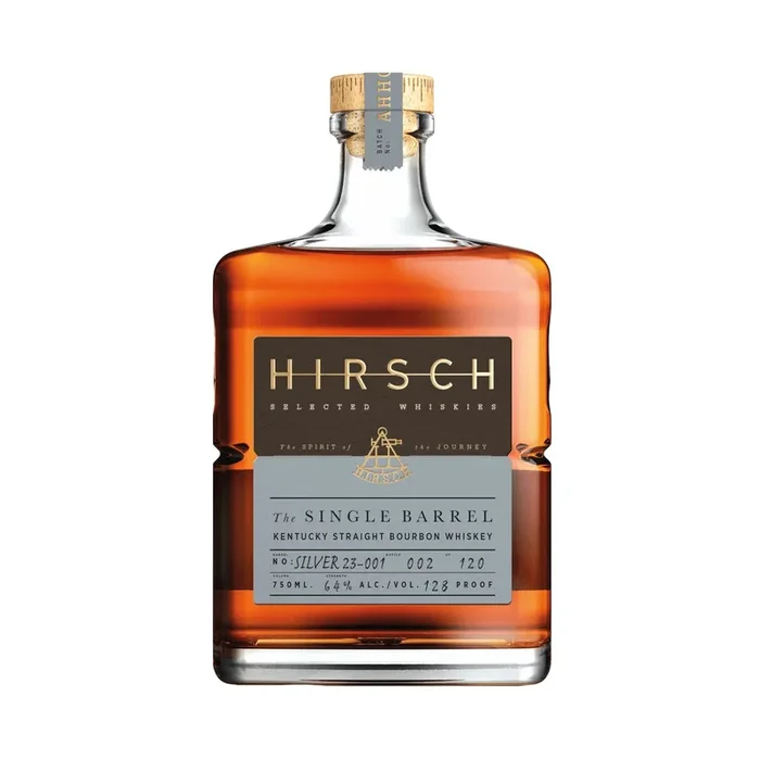HIRSCH The Single Barrel SIlver Bourbon Whiskey