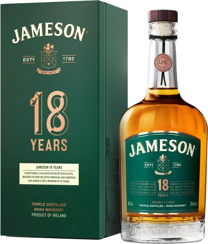 Jameson Irish Whiskey 18 Year Old 750ml