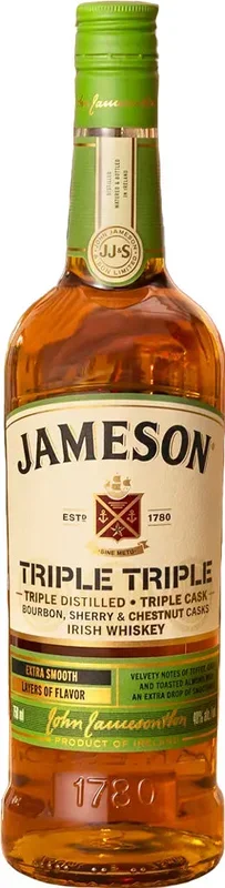 Jameson Triple Triple Irish Whiskey 750ml