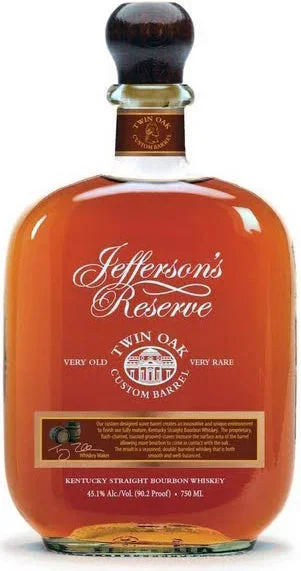 Jefferson’s Reserve Twin Oak Custom Barrel Kentucky Straight Bourbon Whiskey 750ml
