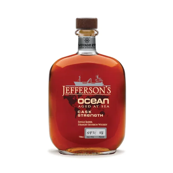 Jefferson’s Straight Bourbon Ocean Aged At Sea Cask Strength Single Barrel Whiskey