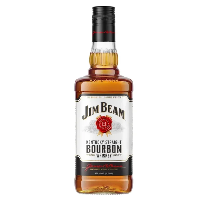 Jim Beam Straight Bourbon White Label Whiskey