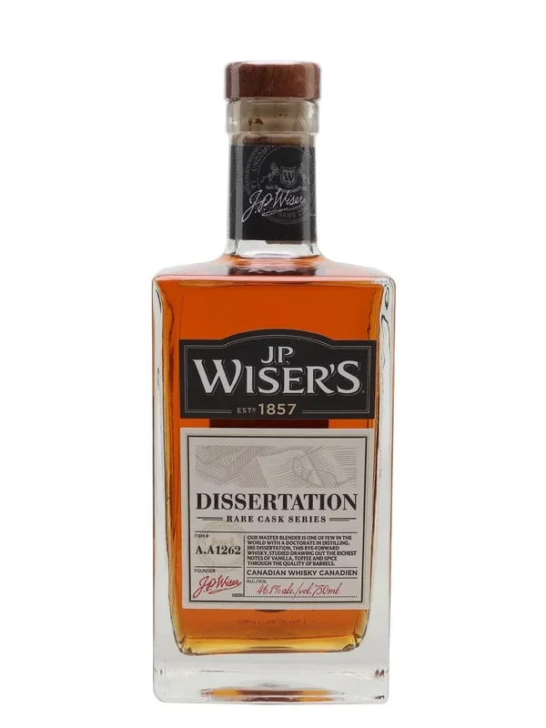 JP Wiser’s Dissertation Rare Cask Series Canadian Whisky