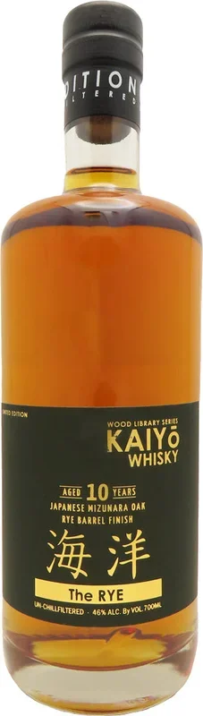 Kaiyo The Rye 10 Year Old Wood Library Series Rye Barrel Finish Whisky 700ml