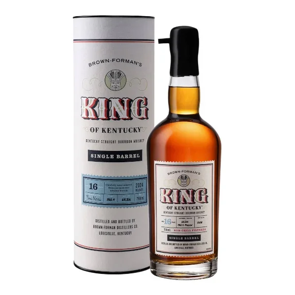 King Of Kentucky 16 Year Old Bourbon 2024 Release Single Barrel