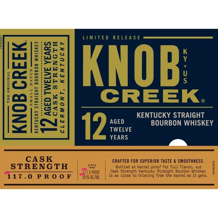 Knob Creek 12 Year Old Cask Strength
