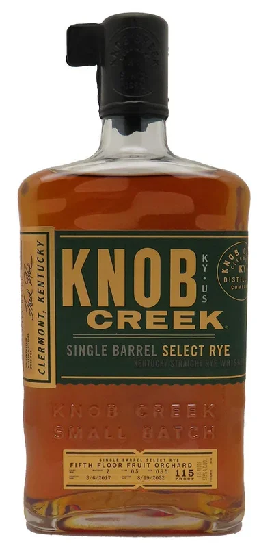 Knob Creek “Fifth Floor Fruit Orchard” Mission Exclusive Single Barrel 57.5% Kentucky Rye Whiskey 750ml